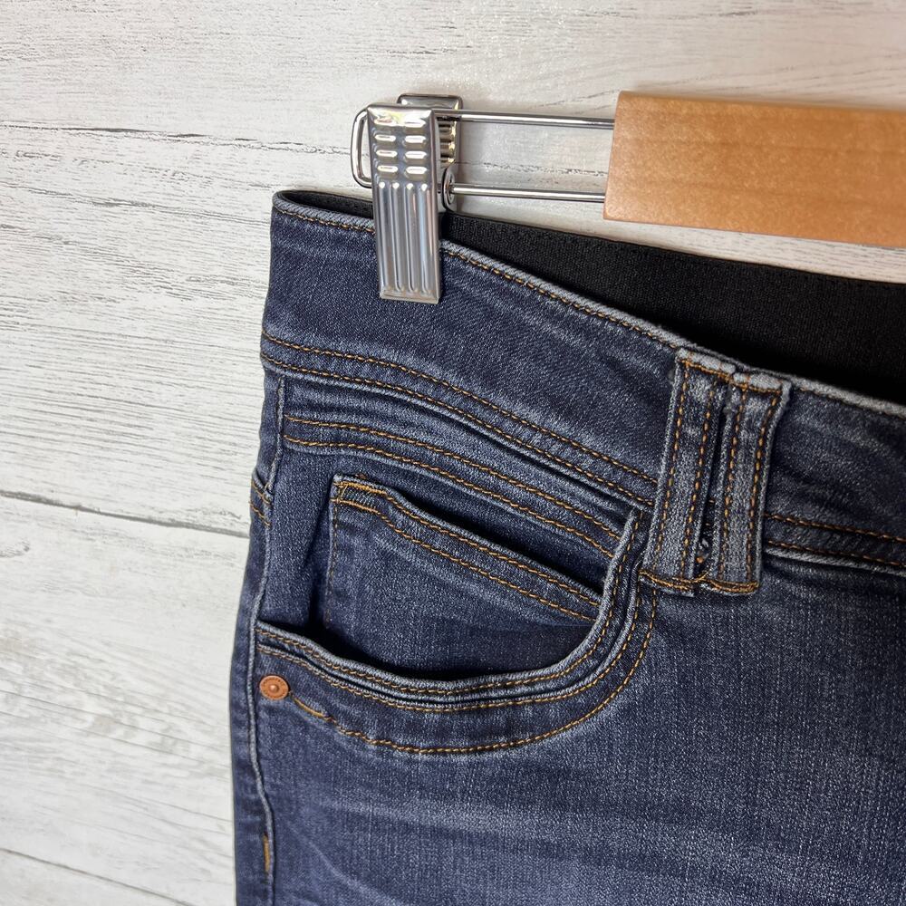 Democracy Jeans Womens Size 12 Skyrise Ankle Skimmer Ab Technology Dark Wash - Picture 8 of 16